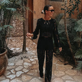 GUADALUPE BLACK CROCHET BLOUSE