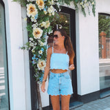 BLUE DENIM SHORT 591-C-11