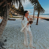 MARGARITA ECRU OVERSIZED BLOUSE