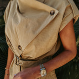 SAFARI BEIGE PLAYSUIT