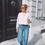 XANTHE LIGHT GREY MUSTHAVE SWEATER