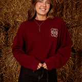 SELUNE BORDEAUX SWEATER