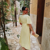 MAZATLAN YELLOW DRESS
