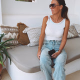 MIRALUNA WHITE STUDS BODY