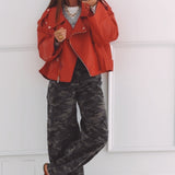 DARK GREY CAMO BALLOON JEANS A5302
