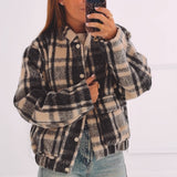 MIRTHE BEIGE CHECKERED JACKET