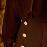 BEADIE BROWN JUMPSUIT