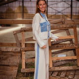 WINONA BEIGE DENIM TWO-PIECE SET