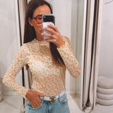 HANNE LIGHT YELLOW FLOWER LONGSLEEVE SHIRT