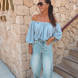 SANLUCAR DARK GREY BLOUSE
