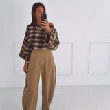 KELLY BEIGE BALLOON PANTS