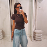 MANUELA BROWN T-SHIRT