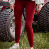 COZY & CHILL BORDEAUX LEGGING