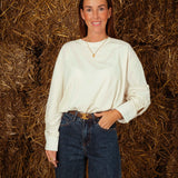 YVAINE ECRU LONGSLEEVE SHIRT