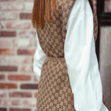 HAISLEY TAUPE SLEEVELESS BLAZER