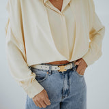 BELOVED BUTTER YELLOW BLOUSE