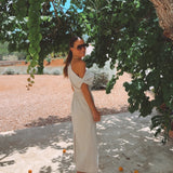 DENIA ECRU DRESS