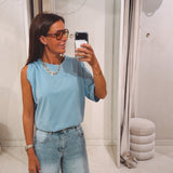 CLARA BLUE T-SHIRT