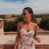 CHOUROUK WHITE FLOWER DRESS