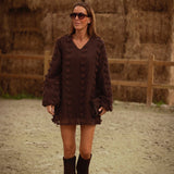 MIA BROWN AUTUMN DRESS