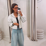 PRE-ORDER DEMI ECRU POLKADOTS JACKET