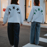 MOMMY GREY SWEATER - BLACK LETTERS