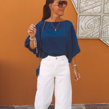 SALOU BLUE BLOUSE