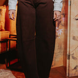 BROWN BARREL JEANS 9130-9