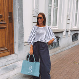 PURE SENSE LIGHT BLUE DENIM BAG