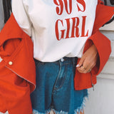 90'S GIRL WHITE T-SHIRT