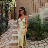 MAREA MINT GREEN FLOWER DRESS