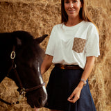 DALLAS WHITE POCKET T-SHIRT