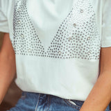 DIAMOND BIKINI WHITE T-SHIRT