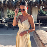 AMBER MEDINA GOLD DRESS