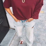 LIVARA BORDEAUX SWEATER