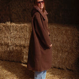MERLENE BROWN TEDDY COAT