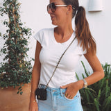 BEATRIZ WHITE POLKADOTS T-SHIRT