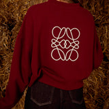 SELUNE BORDEAUX SWEATER