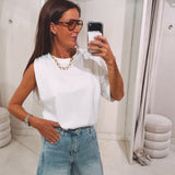 CLARA WHITE T-SHIRT
