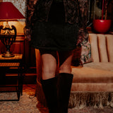 COCOA COZY BROWN SOFT SKIRT