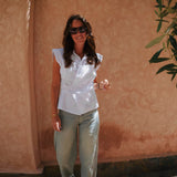 MARWA WHITE BLOUSE