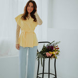 PRE-ORDER LAURA BUTTER YELLOW BLAZER