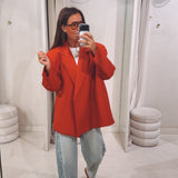 CHARLOTTE RED BLAZER