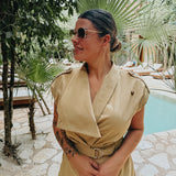 SAFARI BEIGE PLAYSUIT