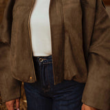 BELLAMY KHAKI SUEDE JACKET