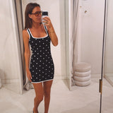 ANOUK BLACK POLKADOTS DRESS