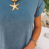 EULARIA BLUE STAR DRESS