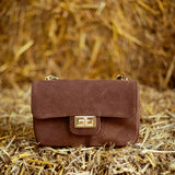 MARSHAL BROWN SUEDE BAG