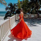 MAR DE LUNA ORANGE DRESS
