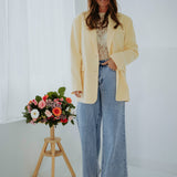 NERISSA SOFT YELLOW BLAZER